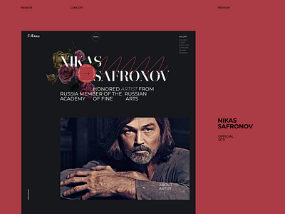 Nikas Safronov Website