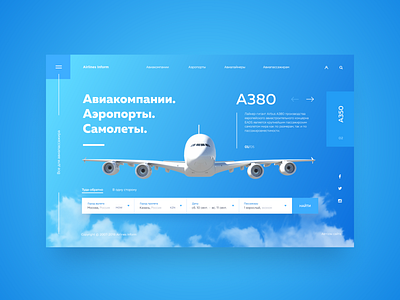 Design concept information site for air passengers