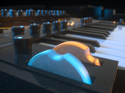 Serum Detail 2 analog audio c4d digital modeling octane product visualization synthesizer textures