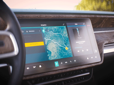 RIVIAN - Connected Car Experience 3d 3d animation automotive c4d electric car lighting mobility octane product visualization textures