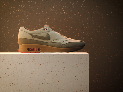 Nike Air Max 1 - Take 2 3d air max c4d fashion lighting nike octane product visualization sneakers textures