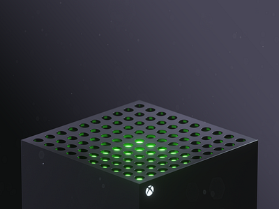 X Box Series X c4d gaming lighting modeling octane product visualization textures xbox