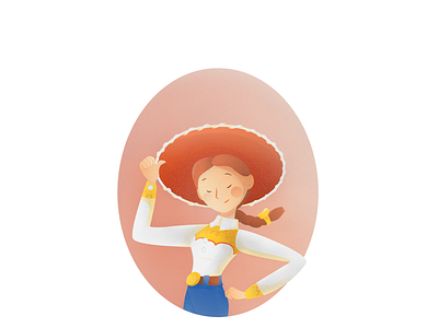 Jessie character design gesture girls illustration vector vector art