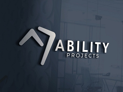 Ability Projects - Logo & Business Card Designs brand design brand identity branding branding concept construction logo logodesign logos real estate logo