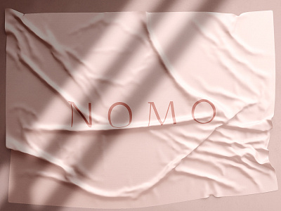 nomo boutique branding design logo minimal typography wear