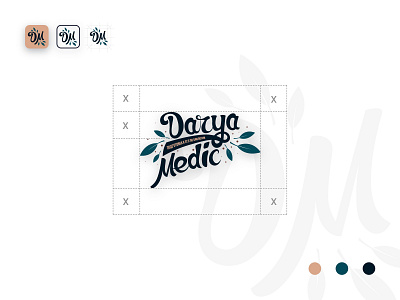 Lettering logo Darya Medic