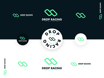 Drop Racing auto brand branding car design drift identity illustration logo logotype racing sport