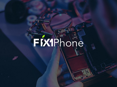 FIX1Phone brand branding design fix graphic design identity iphone logo phone