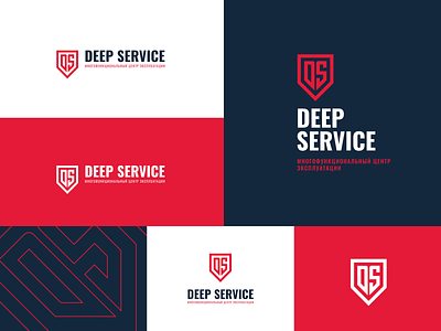 Deep Serivce brand branding design ds engineering enginer identity logo logotype