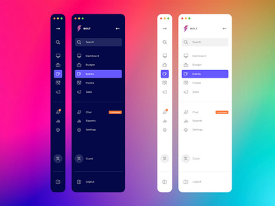 Sidebar Navigation Interface app concept creative dark mode dashboad dashboard design dashboard ui light mode menu minimal navbar navigation side nav side navigation sidebar ui web app