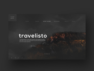 Travelisto branding classic design icon typography ui ui design uiux vector webdesign