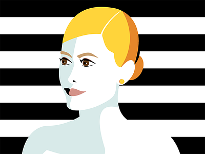 A blondy girl design digital art digital illustration illustration illustration art portrait woman