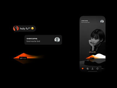 SoundCloud app redesign. Concept. #7 app concept design figma interface minimalism musicplayer soubdcloud typography ui ux web