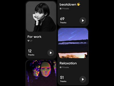 SoundCloud app redesign. Concept. #3 app concept design figma ios minimalism redesign soundcloud typography ui ux web