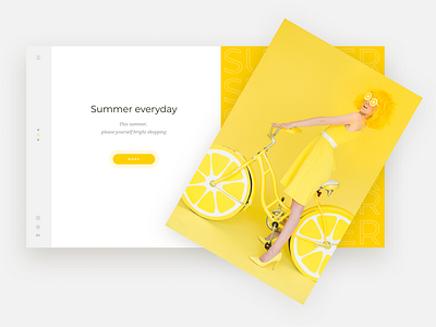 Summer everyday Concept app design design figma minimalism shop app summer typography ui ux web