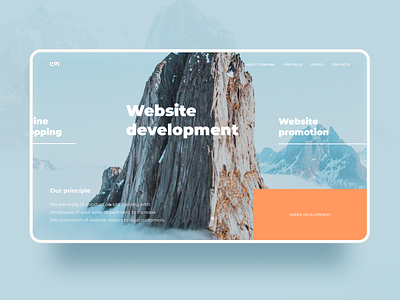 Web Studio / homepage concept design digital figma minimalism typography ui ux web web design website webstudio