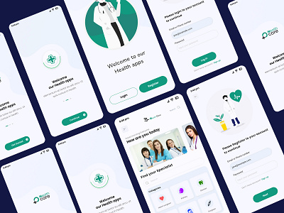 Health care app design