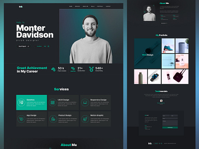 portfolio landing page