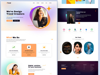 Dtrend Design Agency template