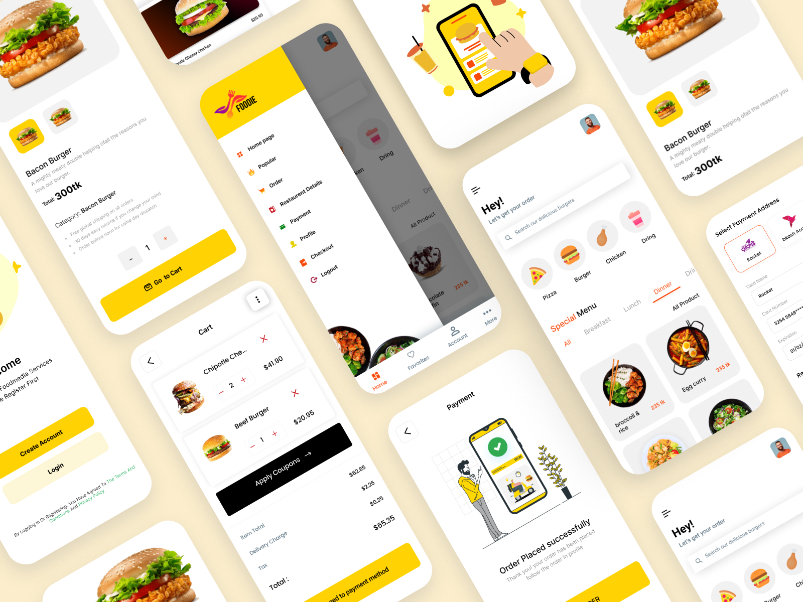 Food Delivery App by sabuj ahmed on Dribbble