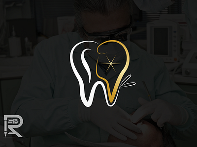 Dentist Logo with Bangla Typography "Daat"