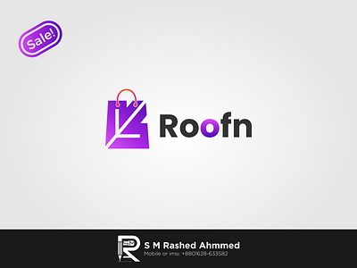 R Letter Ecommerce Logo Design