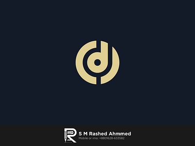 CD Letter Monogram Logo Design