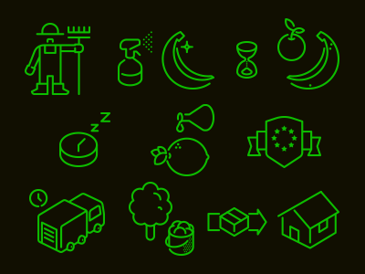 A fruit project icons