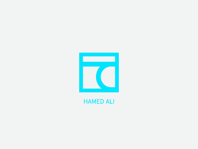 Hamed Ali logo design branding design flat icon logo minimal seyedmohamadreza ghalenoei typography سیدمحمدرضا قلعه نوی