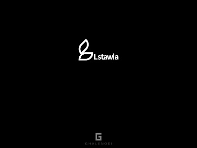 LSTAWIA branding design flat icon logo minimal seyedmohamadreza ghalenoei typography vector سیدمحمدرضا قلعه نوی