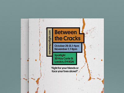 Between The Cracks Flyer