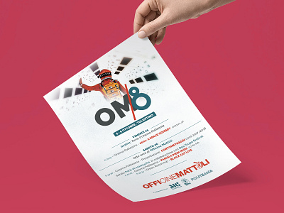 Flyer per OM/8 cinema design flyer graphic design logo nooz