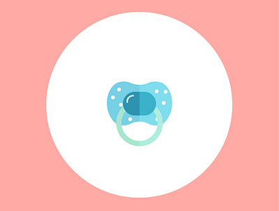 100 days of vector illustration day 27 100 days of illustration 100daychallenge 100days adobe illustrator baby chuppie design detail illustration ibiza illustration pacifier sweet vector vector illustration