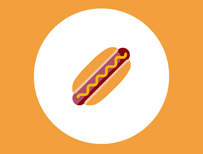 100 days of vector illustration day 74 100 days of illustration 100daychallenge 100days adobe illustrator design detail illustration flat art hot dog illustration vector vector illustration