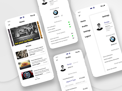 Automobile Service and Guide App
