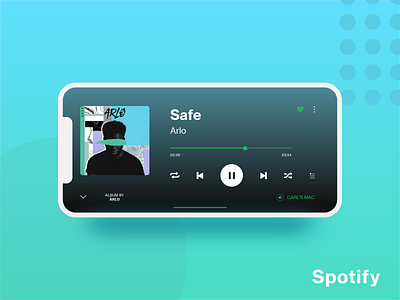 Spotify Landscape Player