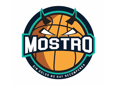 Mostro Local Team Logo Redesign basketball identity logo logo redesign sport