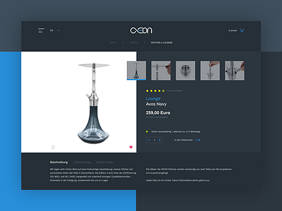 AEON Shisha | eCommerce concept