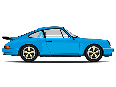1974 Porsche 3.0 RS Outlaw (Mexiko Blau)