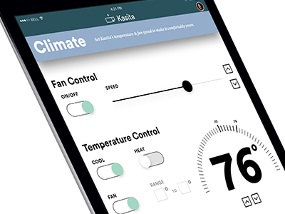 Ipad Climate iot mobile tablet