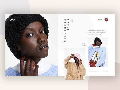 Fashion product page concept