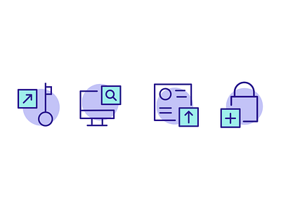 Custom blockchain icons