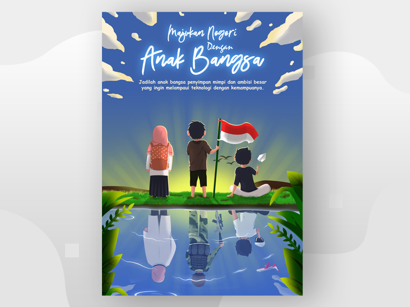 poster for indonesia by iqbal_rts on Dribbble