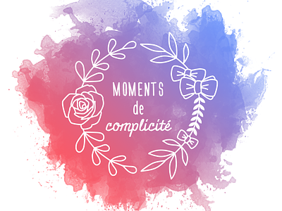 Logotype - Moments de Complicité design illustration logo