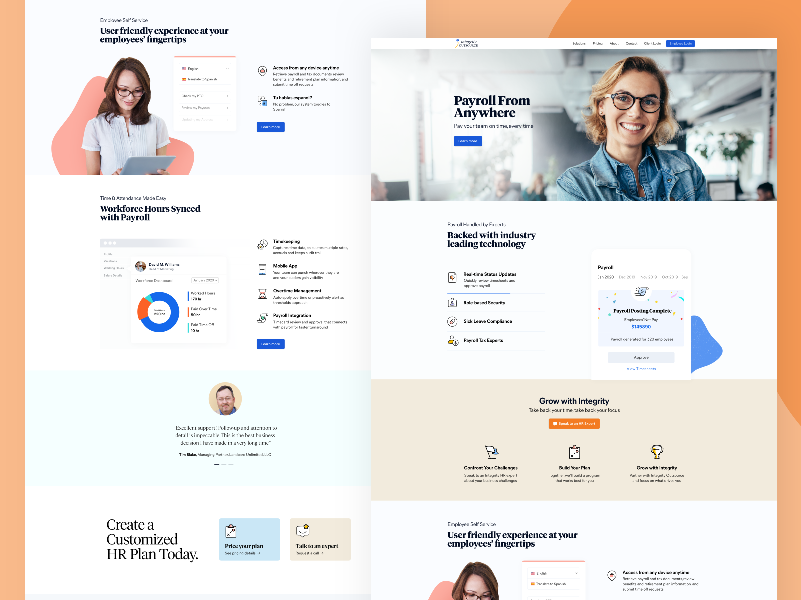 Features Page Exploration for Integrity by Fayas fs for Timeless on ...