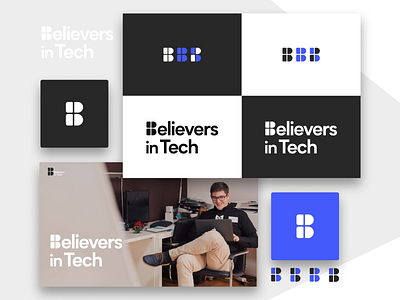 Believers in Tech Branding and Logo Design Concept branding design logo