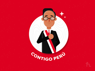 Contigo Perú ♥ character design flat design illustration illustration vector perú