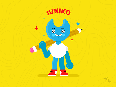 IUNIKO character design flat design illustration illustration vector motion design