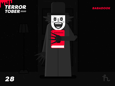 28. Babadook - Terrortober2020 babadook character design flat design illustration illustration vector