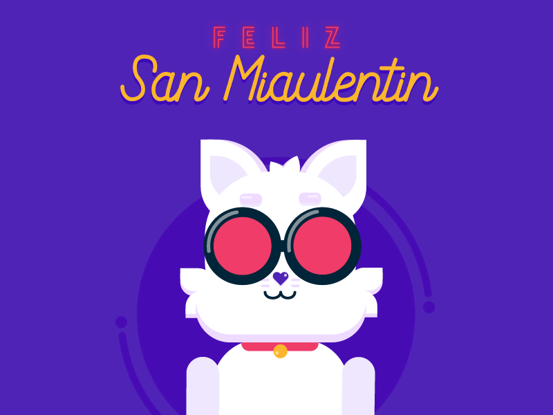 Feliz San Mialuentin ♥ motion graphics after effects illustration vector after affects character design flat design animation2d